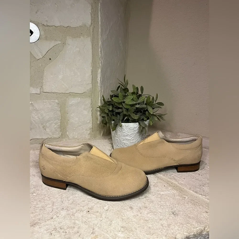 Spenco Orthotic Leather Loafers Paradise wheat sz 9D